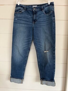 Women’s Ankle Crop Jeans - Blue - (Brand)